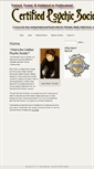 Mobile Screenshot of certifiedpsychicsociety.org